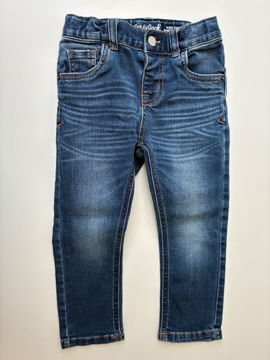 Cat & Jack Jeans - Blue Slim Super Stretch | size 3T