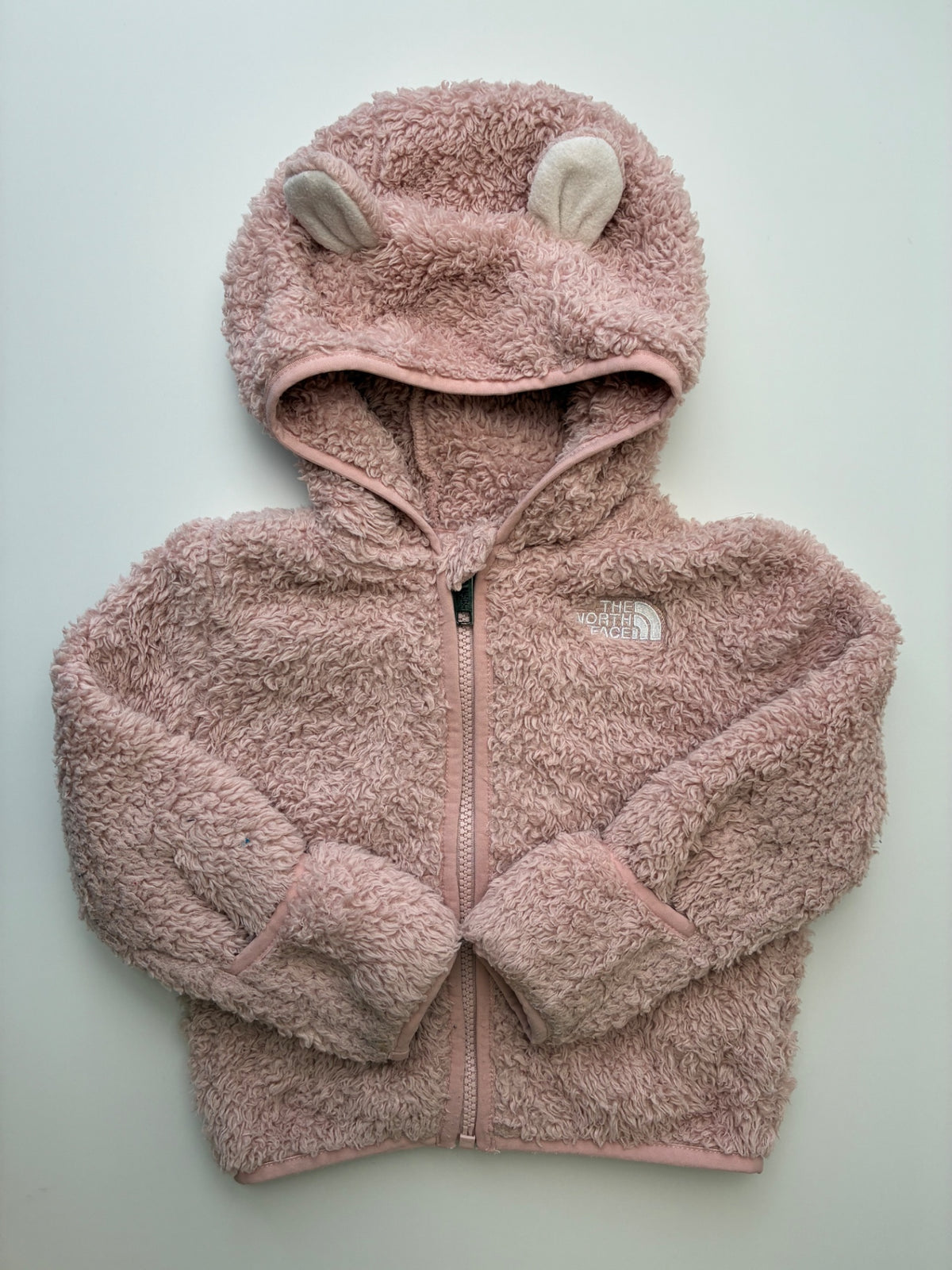 The North Face Jacket - Pink Fleece Campshire Full-Zip Hoodie | size 12 - 18 Months