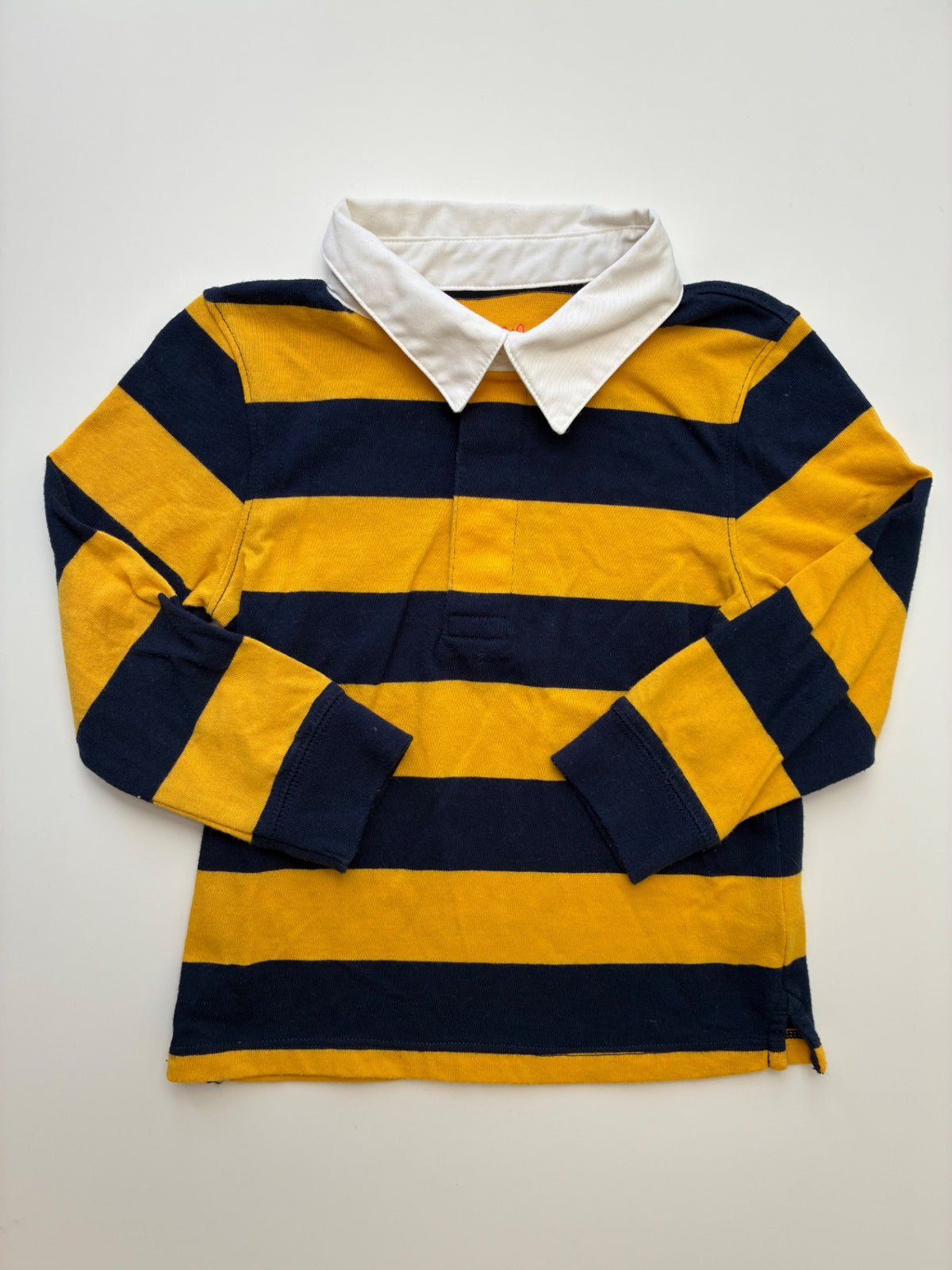 Cat & Jack Shirt - Navy Blue Striped Rugby Shirt | size 2T