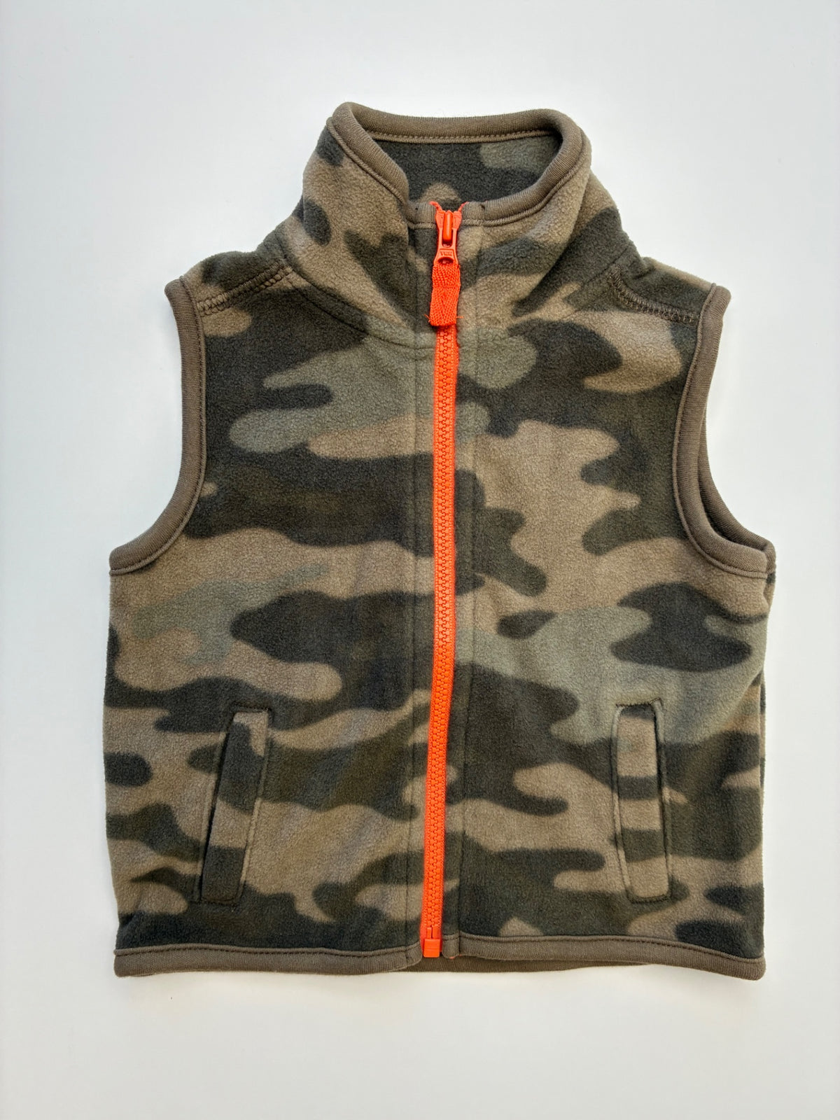Carter's Vest - Green Fleece Camouflage | size 6 Months