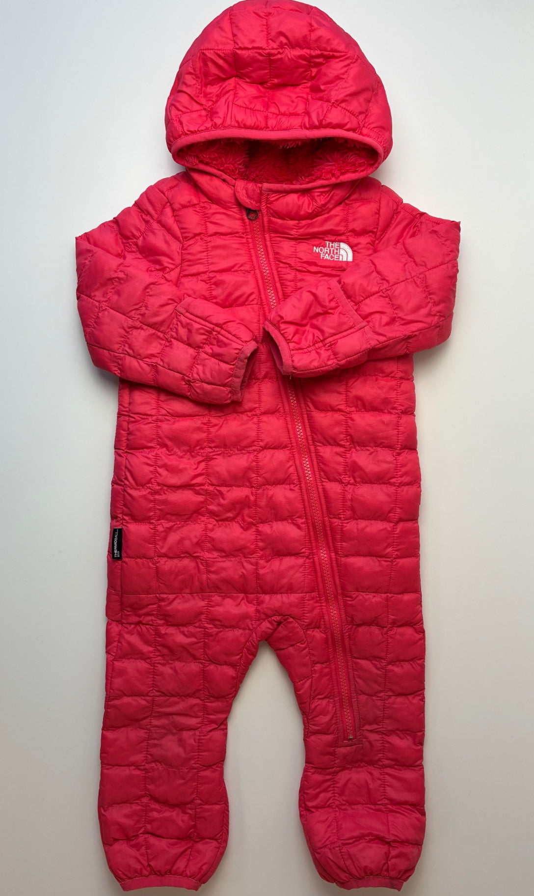 The North Face Snow Pants & Suits - Pink Fleece Lined Puffer | size 12 - 18 Months