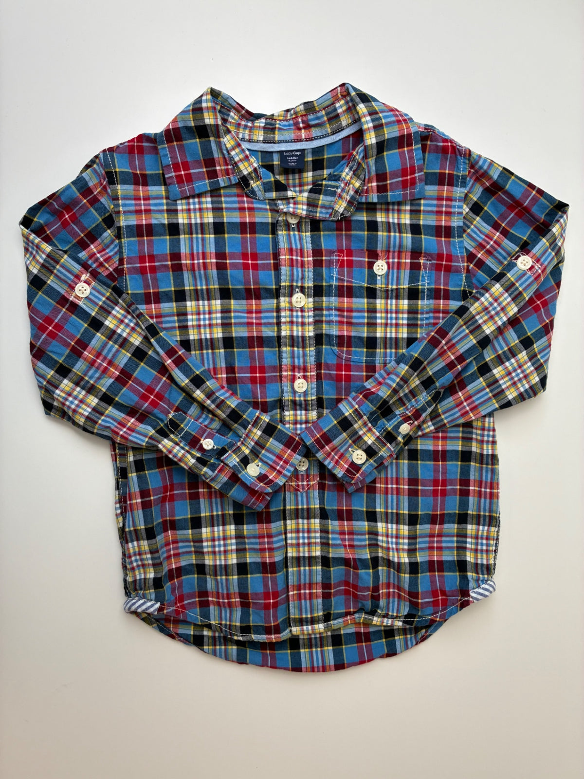 Baby Gap Shirt - Multicolor Plaid Button Up | size 5T