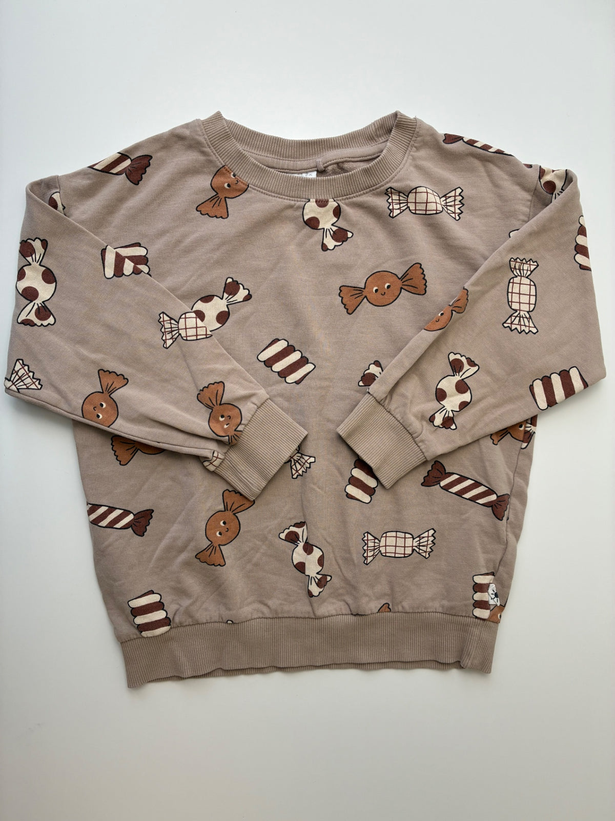 Lindex Sweatshirt - Brown Candy Crewneck | size 5T/6