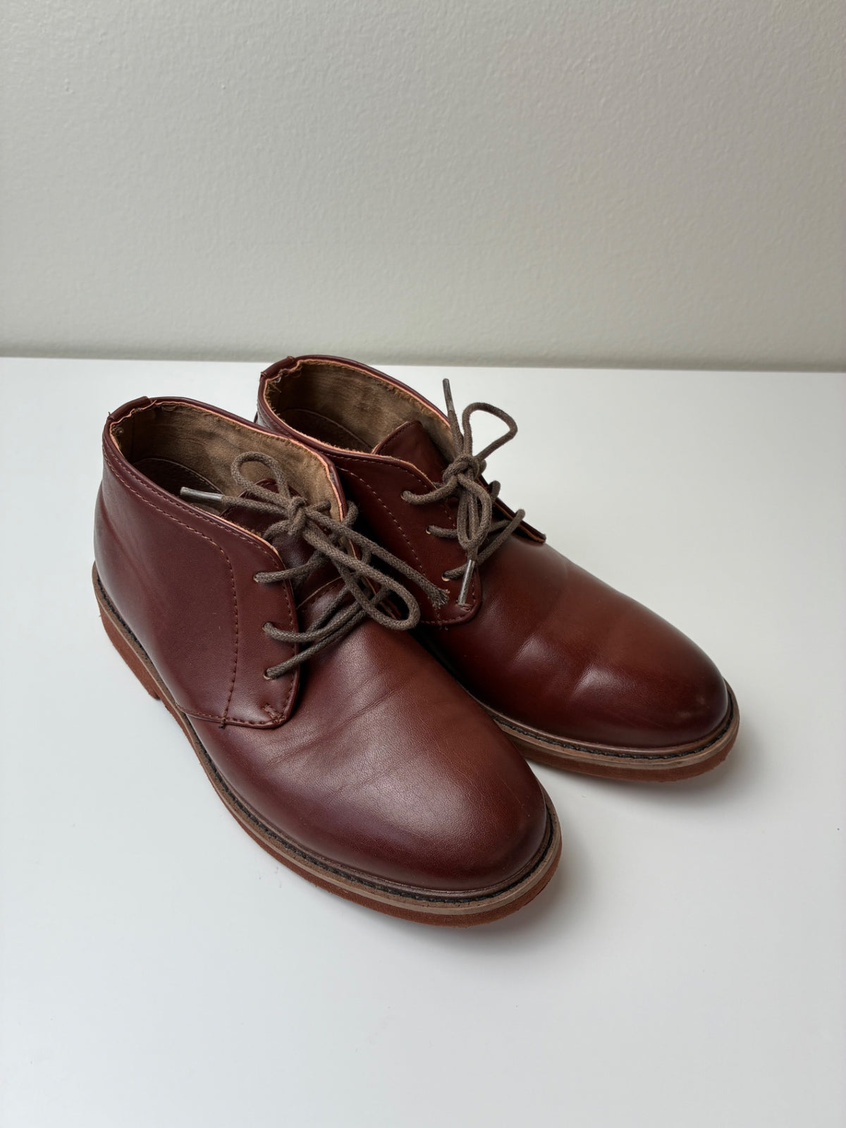 Harper Canyon Shoes - Brown Leather Oxford | size Shoe 1