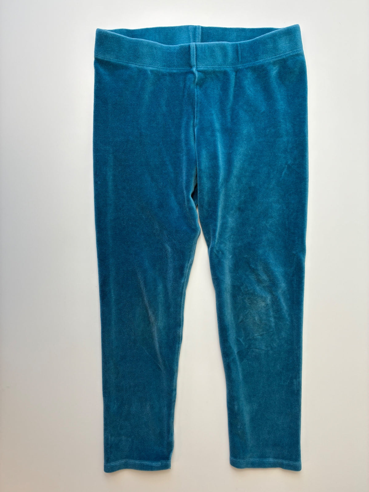 Boden Leggings - Blue Velour | size 6/7
