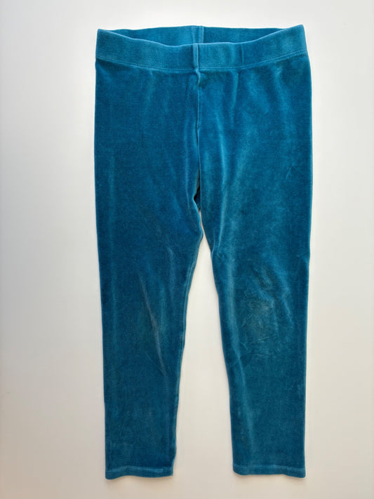 Boden Leggings - Blue Velour | size 6/7