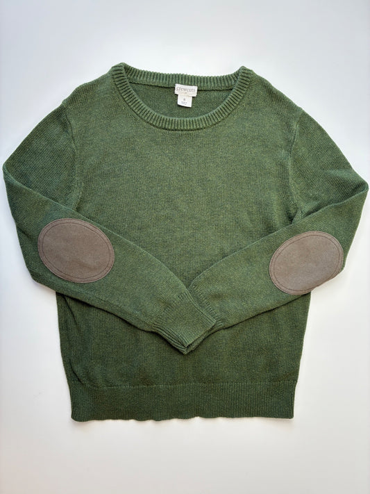 Crewcuts Sweater - Green Knit Crewneck | size 8