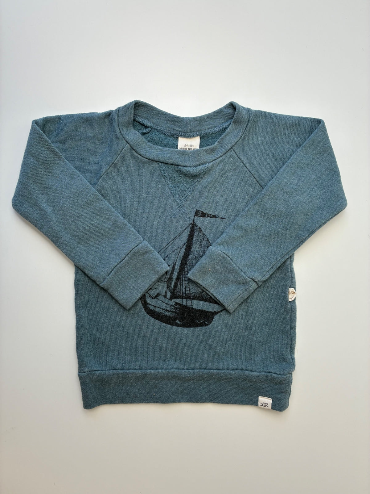 Lulu + Roo Sweatshirt - Blue Where The Wild Things Are Crewneck | size 2T