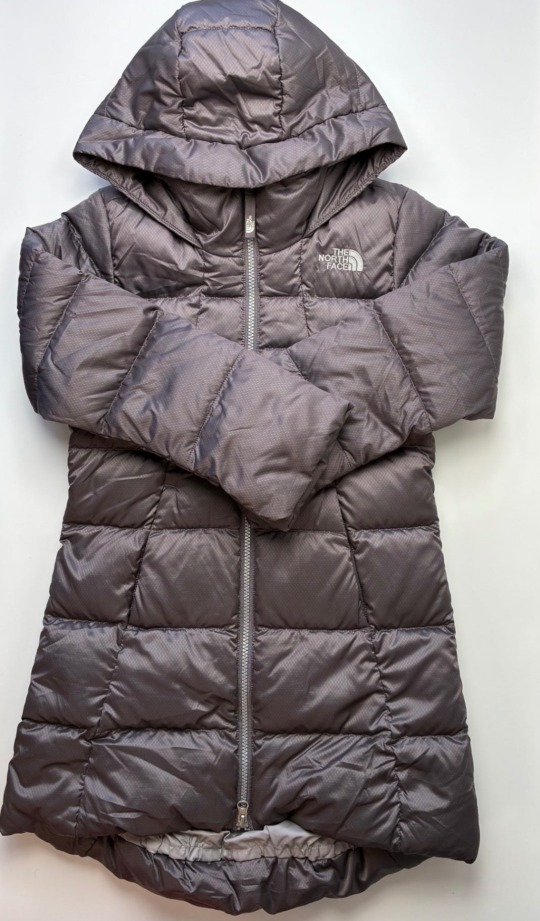 The North Face Coat - Gray Puffer Parka | size 7/8