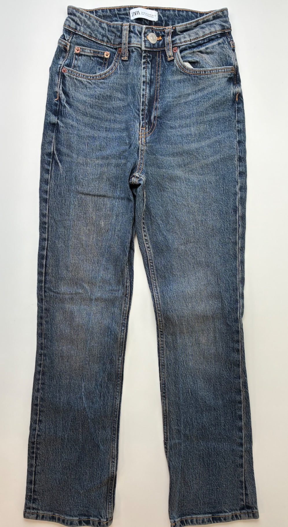 Zara Jeans - Blue Straight Leg (Adult Size 2) | size Women's 2