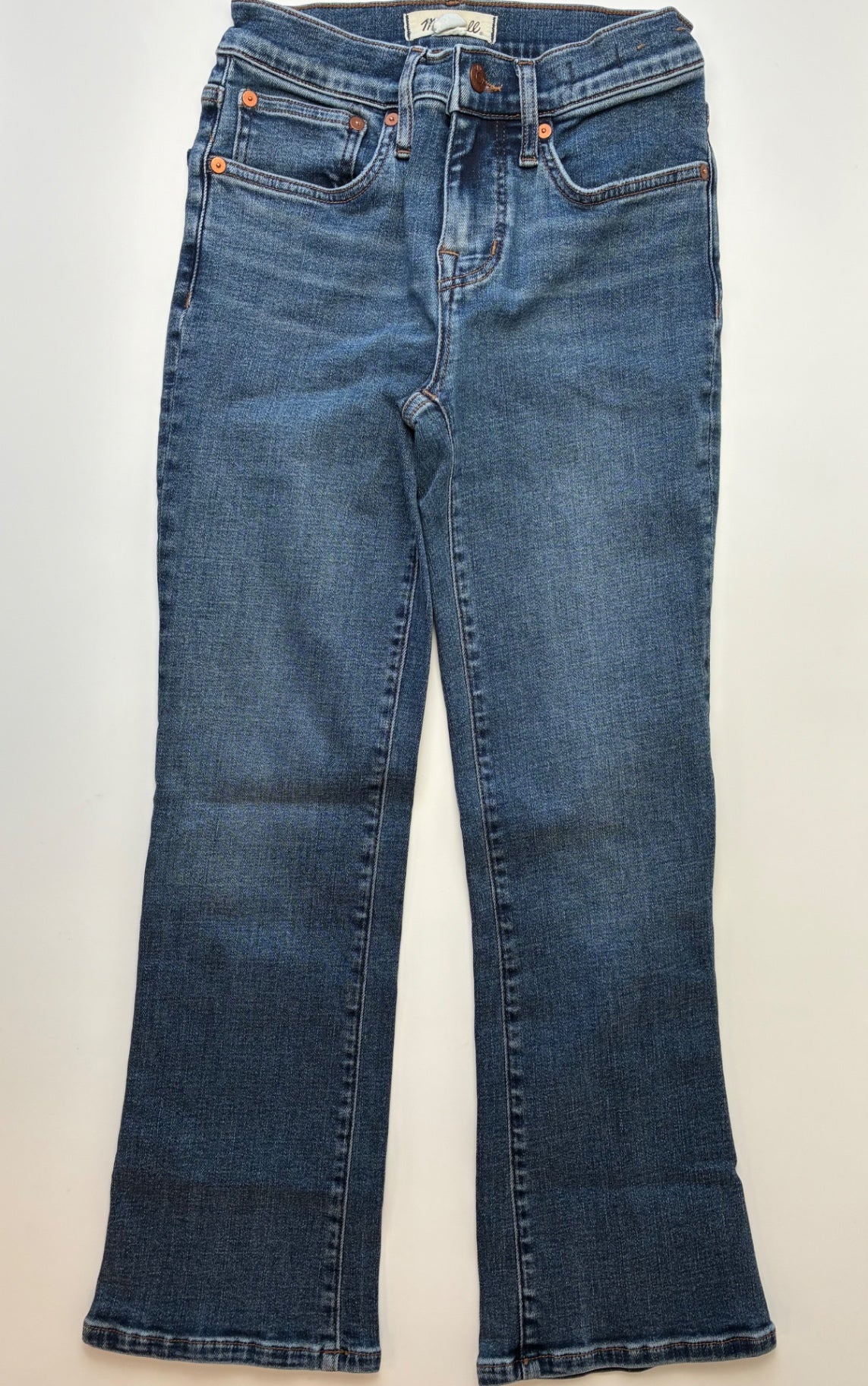 Madewell Jeans - Blue Mid-Rise Kick Out (Adult Size 24 Petite) | size Women's 24