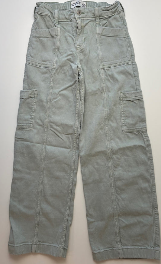Abercrombie Kids Jeans - Green High Rise Wide Leg | size 9/10
